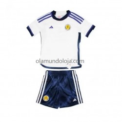 Camisola Schottland Criança Equipamento Segundo 2022 Manga Curta